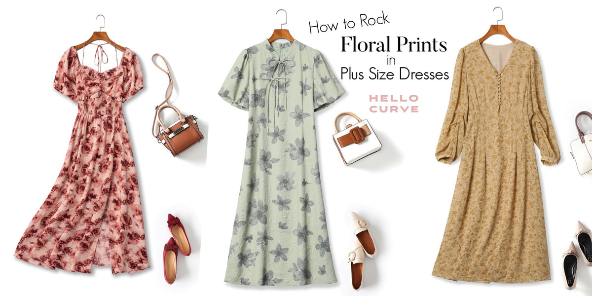 Flora (Plus Size) Appliqué Pinstripes Dress