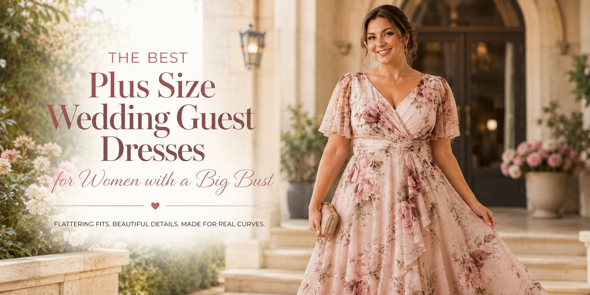 Best Plus Size Wedding Guest Dresses for a Big Bust– Hello Curve