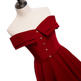 Plus Size Off Shoulder Short Sleeve Gown