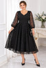 Ottilie Plus Size Lace Midi Wedding Guest Dress
