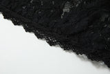 Plus Size Black Lace Qipao
