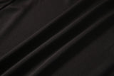 Adalee Plus Size Black Lace Short Sleeve Dress