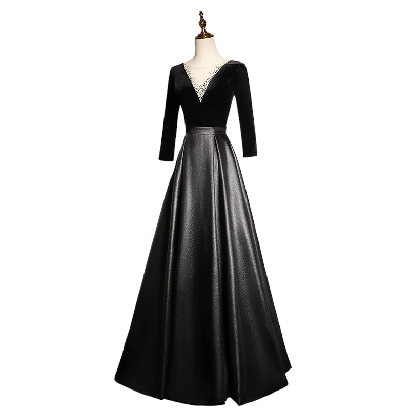 Grey 2025 black gown