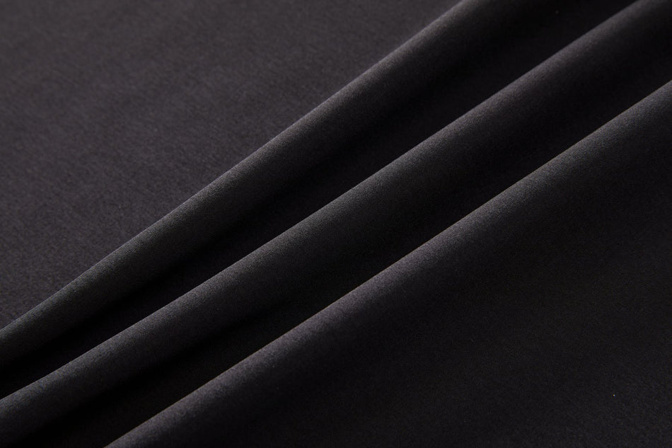 Fawn Plus Size Black Office Long Sleeve Dress