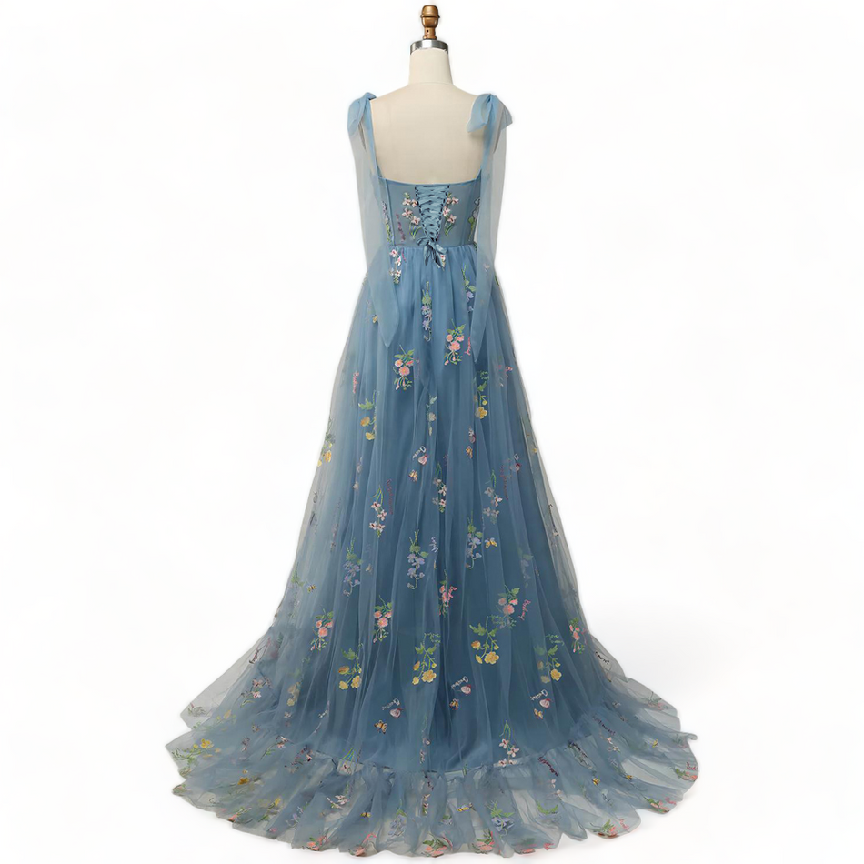 Isla Plus Size Bustier Evening Dress