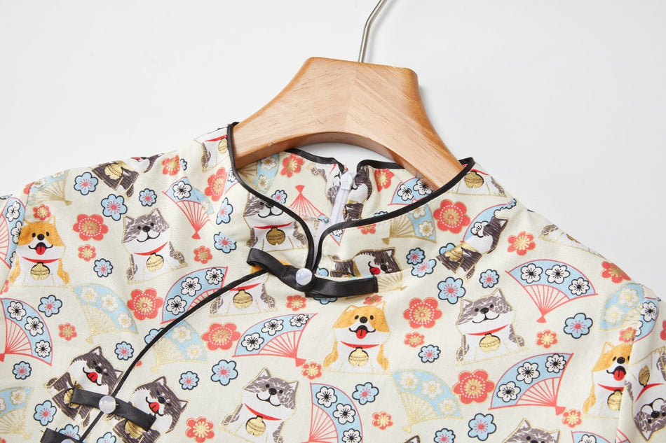 Zola Plus Size Cute Japanese A Line Cheongsam