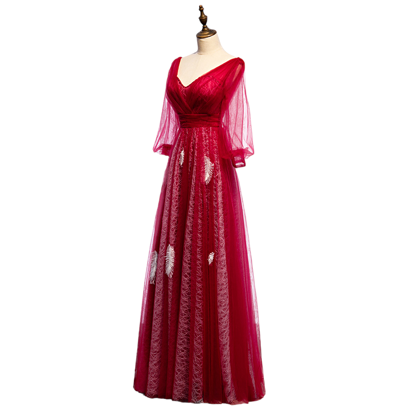 Plus Size Empire Waist Evening Dress