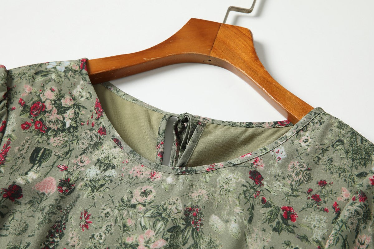 Plus Size Floral A Line Dress– Hello Curve