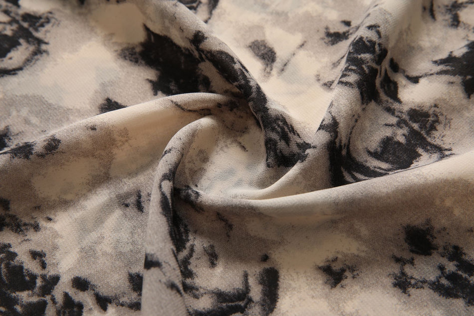 Kiera Plus Size Floral Wrap Long Sleeve Dress