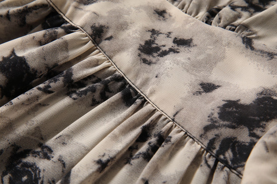 Kiera Plus Size Floral Wrap Long Sleeve Dress