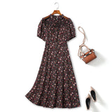 Plus Size Floral Cheongsam