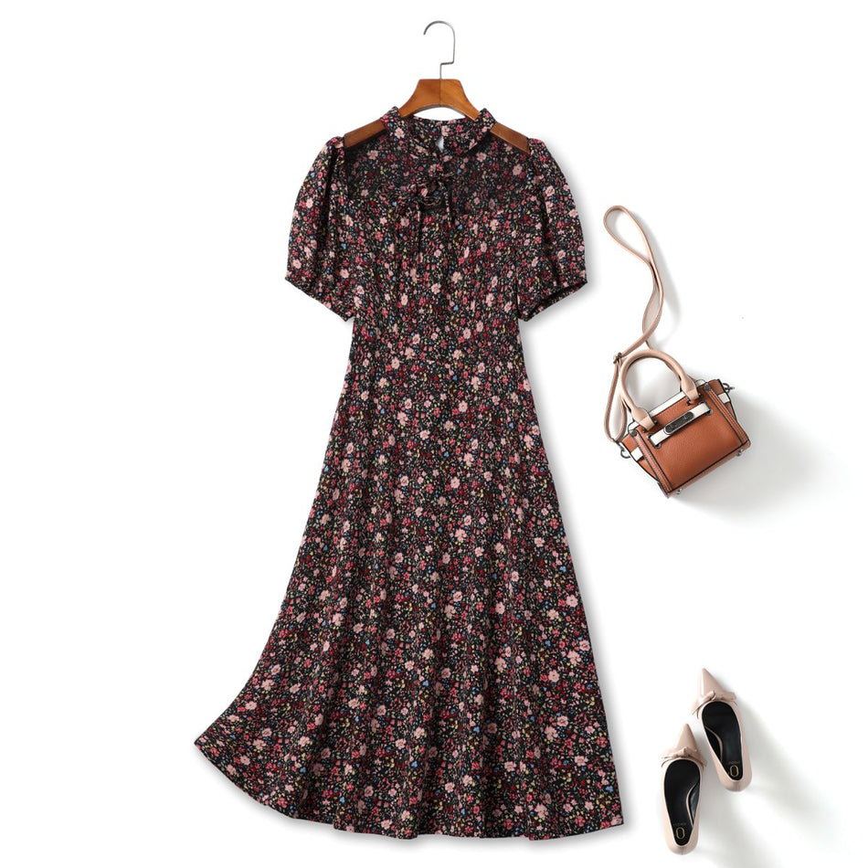 Plus Size Floral Cheongsam