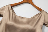 Demi Plus Size Gold Evening Dress