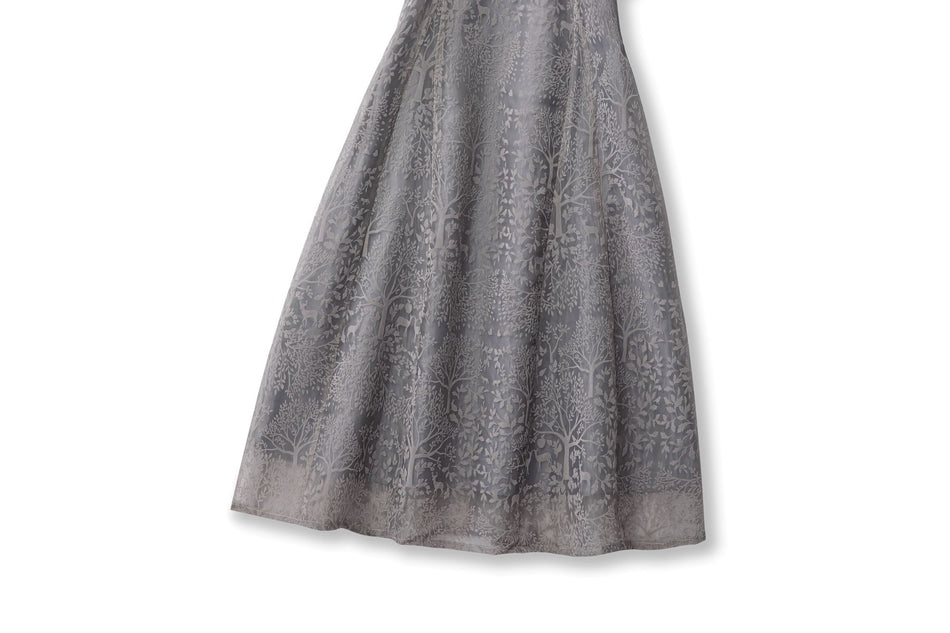 Phoebe Plus Size Grey Qipao Dress