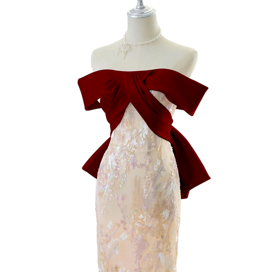 Plus Size Lace Cocktail Dress