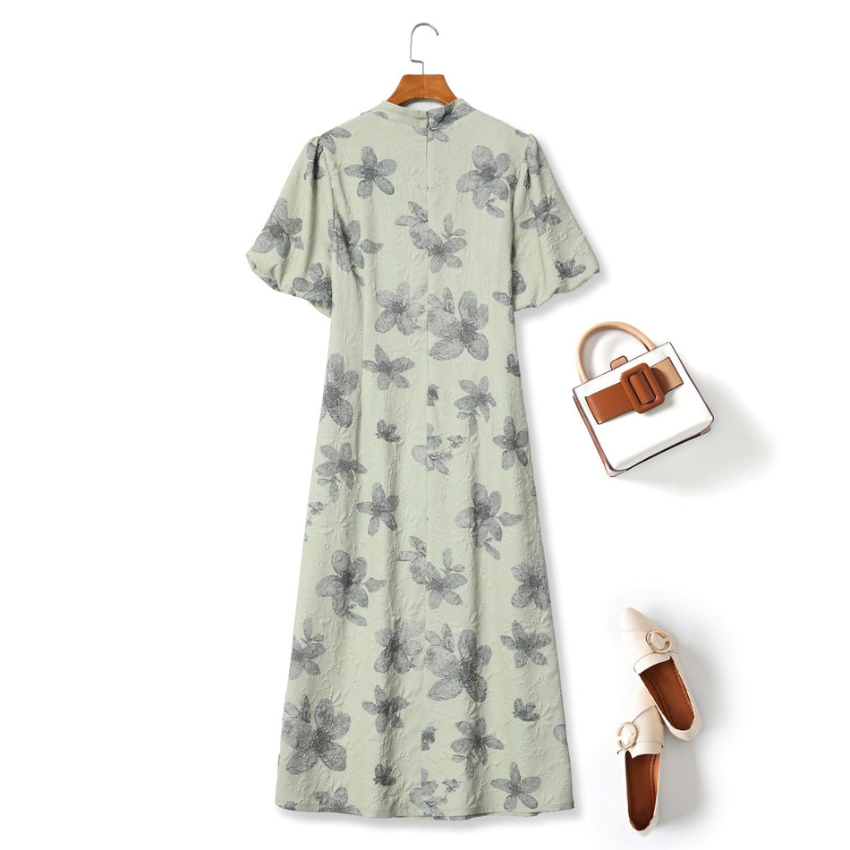 Plus Size Modern Qipao - Back View