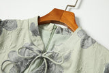 Plus Size Green Modern Qipao
