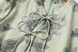 Plus Size Green Modern Qipao