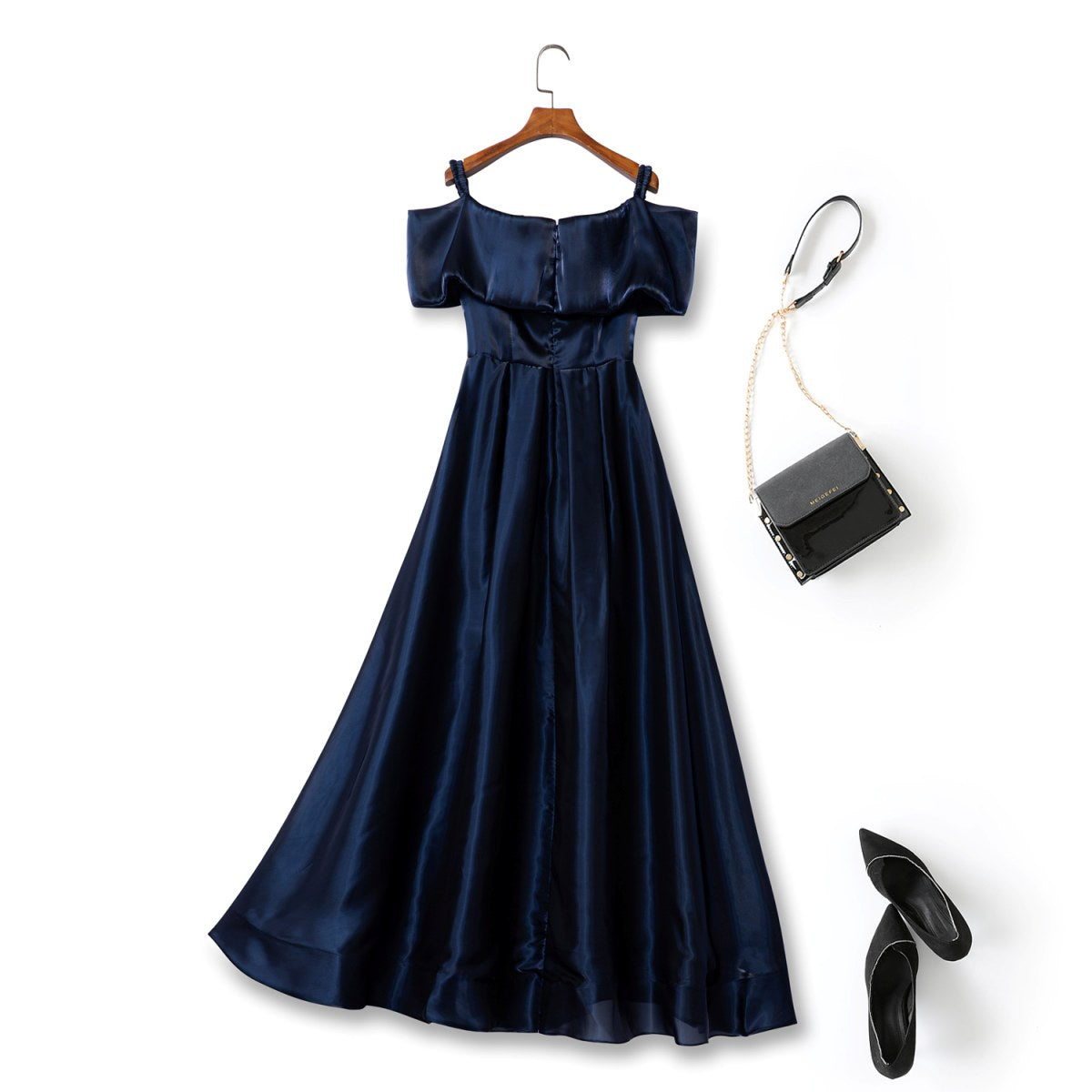 Maeve Plus Size Navy Blue Evening Dress– Hello Curve