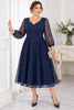 Ottilie Plus Size Lace Midi Wedding Guest Dress