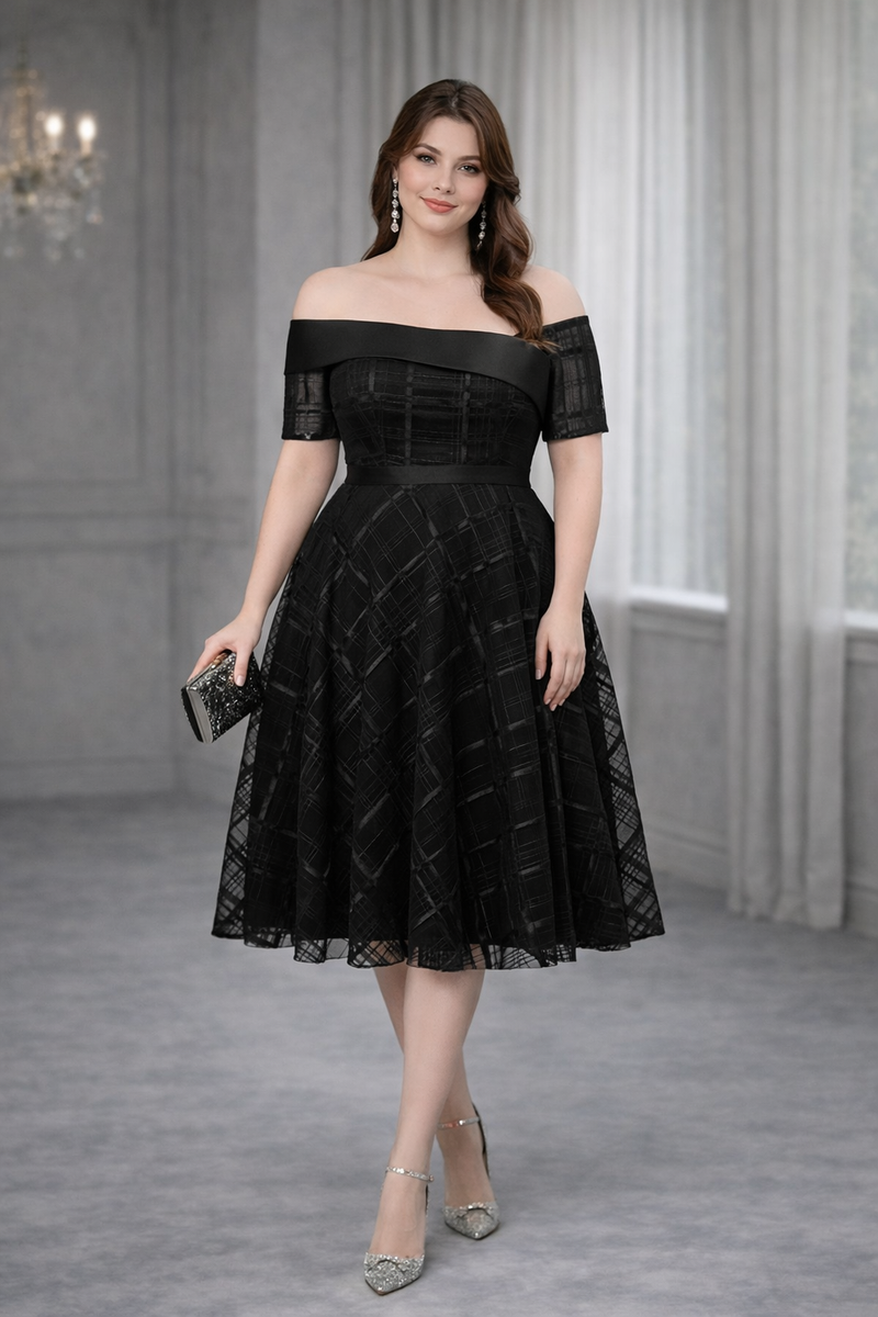 Rosalie Plus Size Off Shoulder Tulle Dress Hello Curve Rosalie Plus Size Off Shoulder Tulle Dress Hello Curve