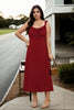 Vivian Plus Size Vintage Red Dress