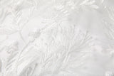 Plus Size White A Line Dress - Pretty Fabric Details