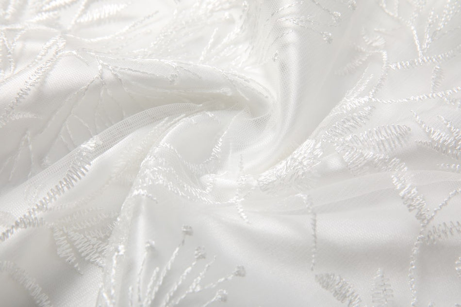 Plus Size White A Line Dress