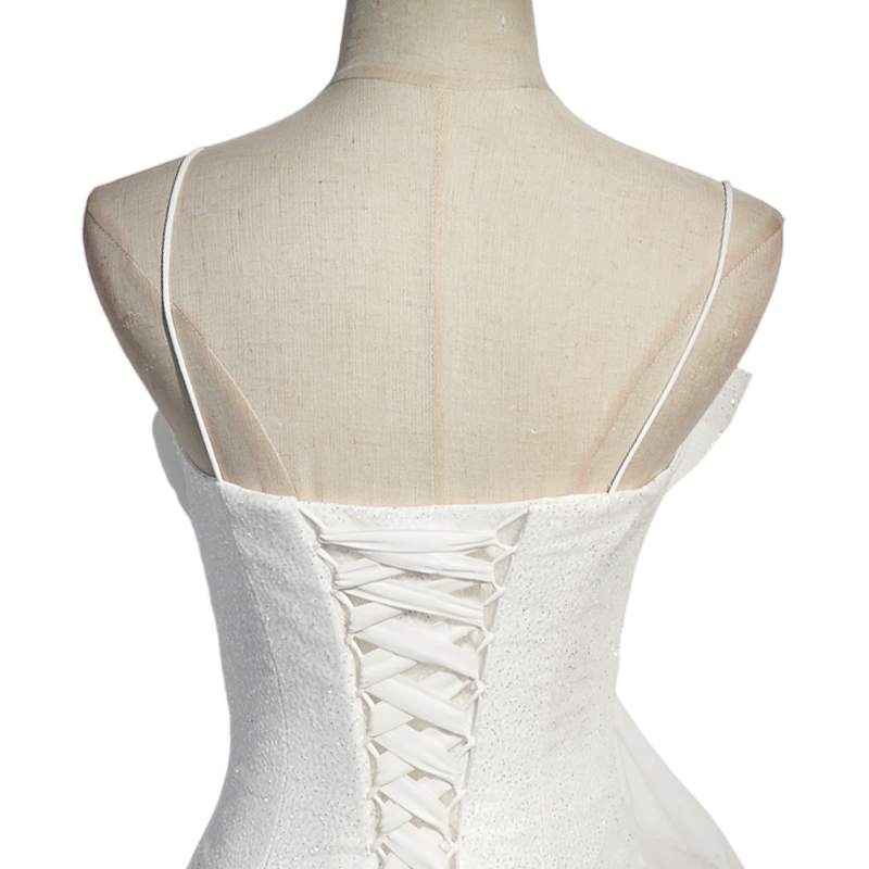 Plus Size White Mermaid Formal Dress