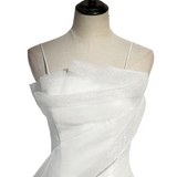 Plus Size White Mermaid Formal Dress