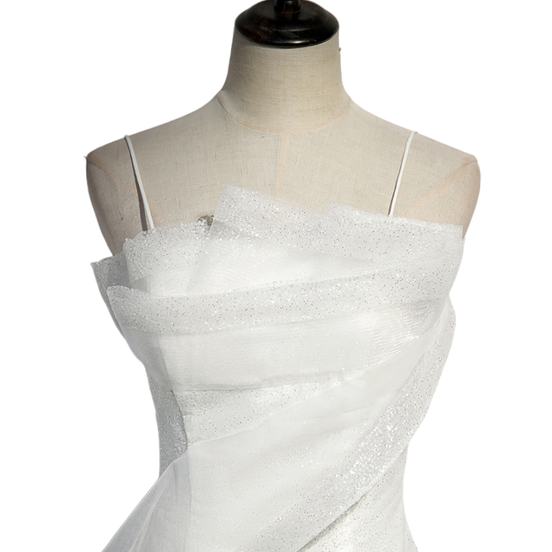 Plus Size White Mermaid Formal Dress