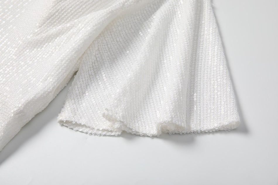 Plus Size White Short Sleeve Maxi Dress