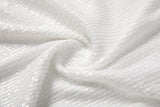 Plus Size White Short Sleeve Maxi Dress