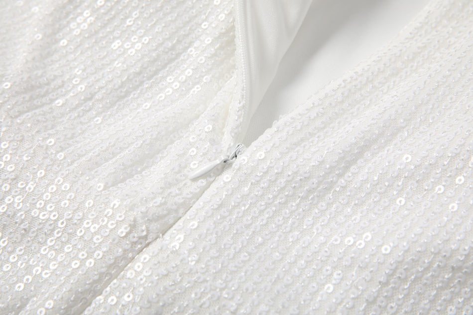 Plus Size White Short Sleeve Maxi Dress