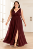 Landry Plus Size Sleeveless A Line Gown