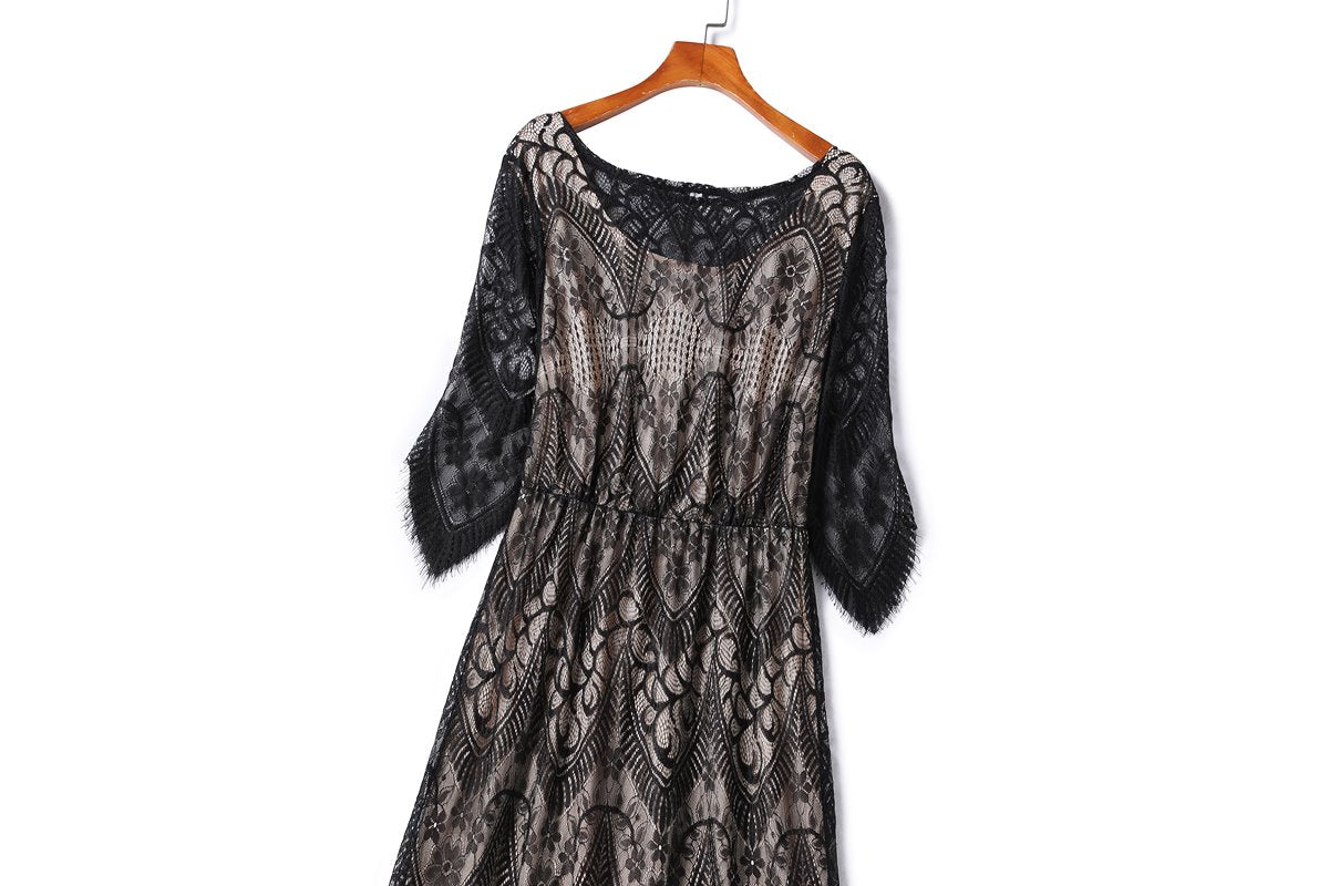 Azalea Plus Size Black Lace Cocktail Dress– Hello Curve