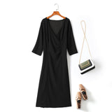 plus size wrap dress