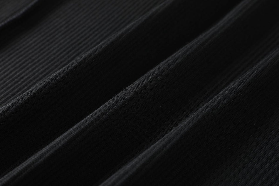 Ysabel Plus Size V Neck Buttons Tassel Hem Long Sleeve Midi Dress (Suitable for Work, Office and Weekends)