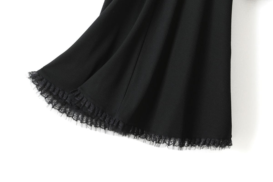 Ysabel Plus Size V Neck Buttons Tassel Hem Long Sleeve Midi Dress (Suitable for Work, Office and Weekends)