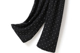 Celine Plus Size Black Polka Dots Jumpsuit