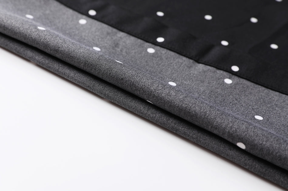 Celine Plus Size Black Polka Dots Jumpsuit