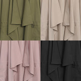 Rebecca Plus Size Trench Coat Jacket (Green, Pink, Beige, Black)