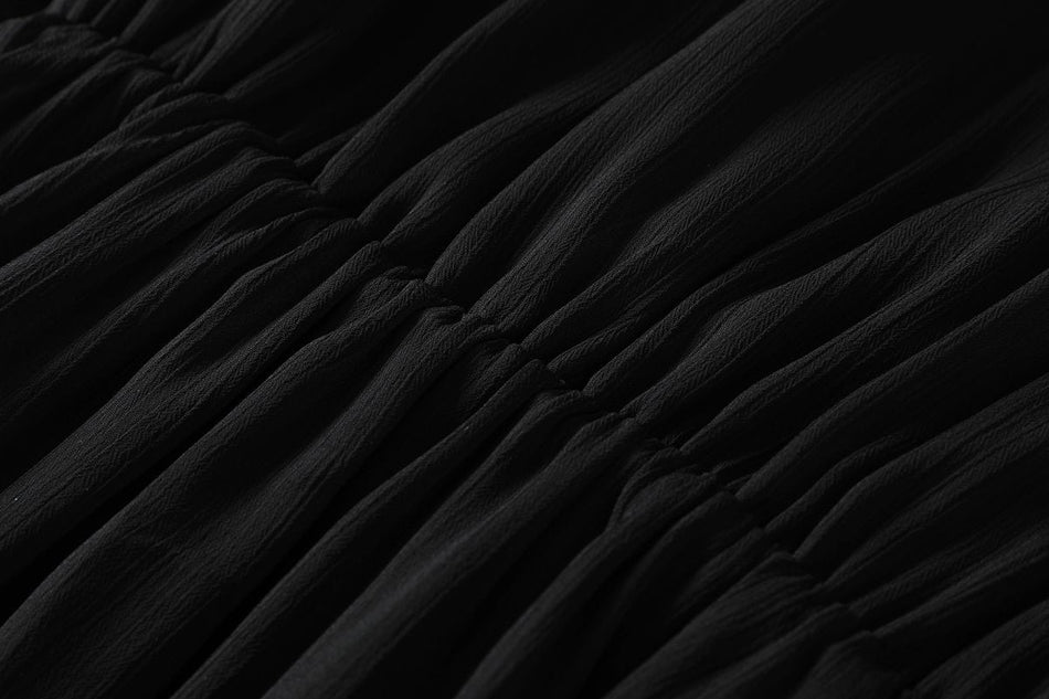 Gracelynne Plus Size Black Midi Dress