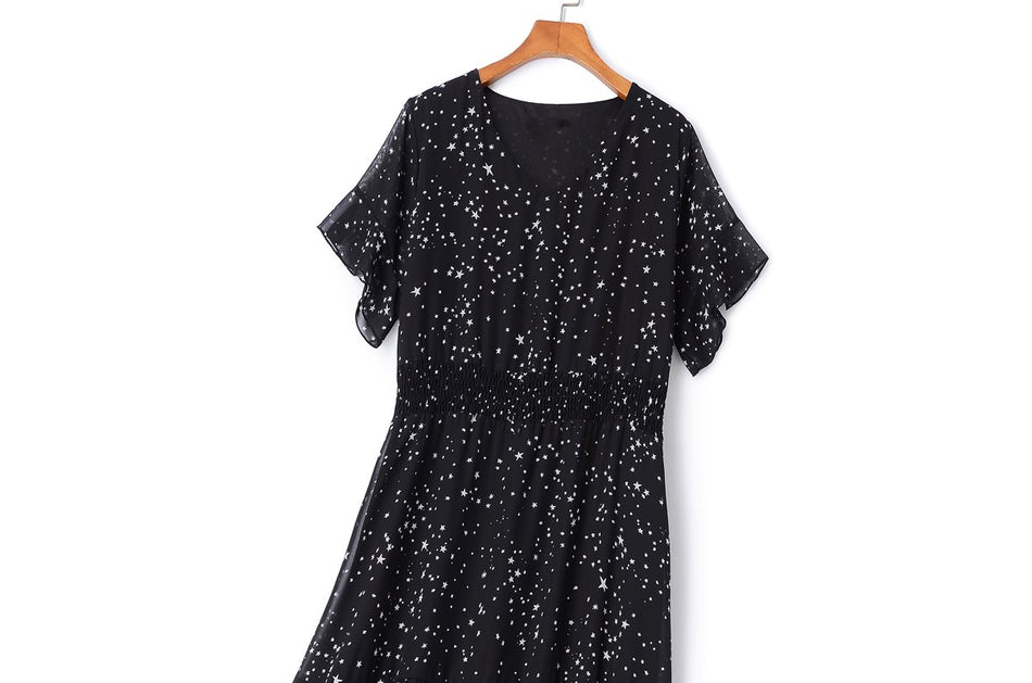 Jessica Plus Size Black Midi Dress