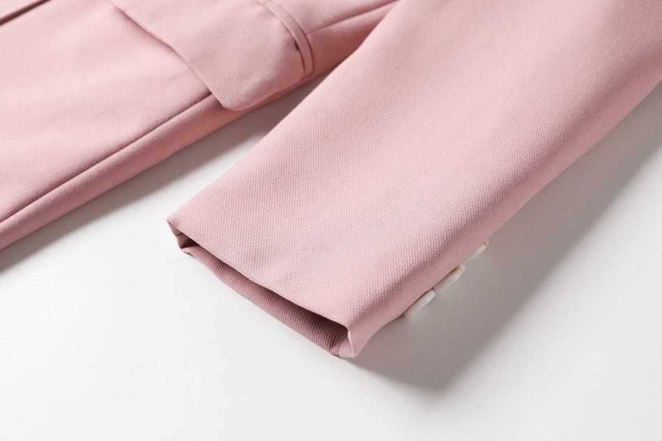 Plus Size Blazer Trench Coat