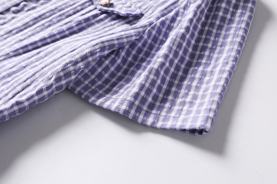 Alouette Plus Size Checked Dress