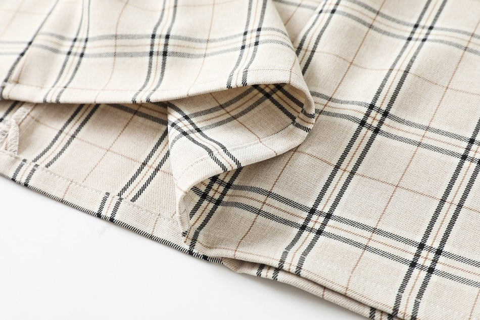 Julissa Plus Size Checks Work Dress