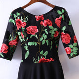 Plus Size Classy Floral Gown
