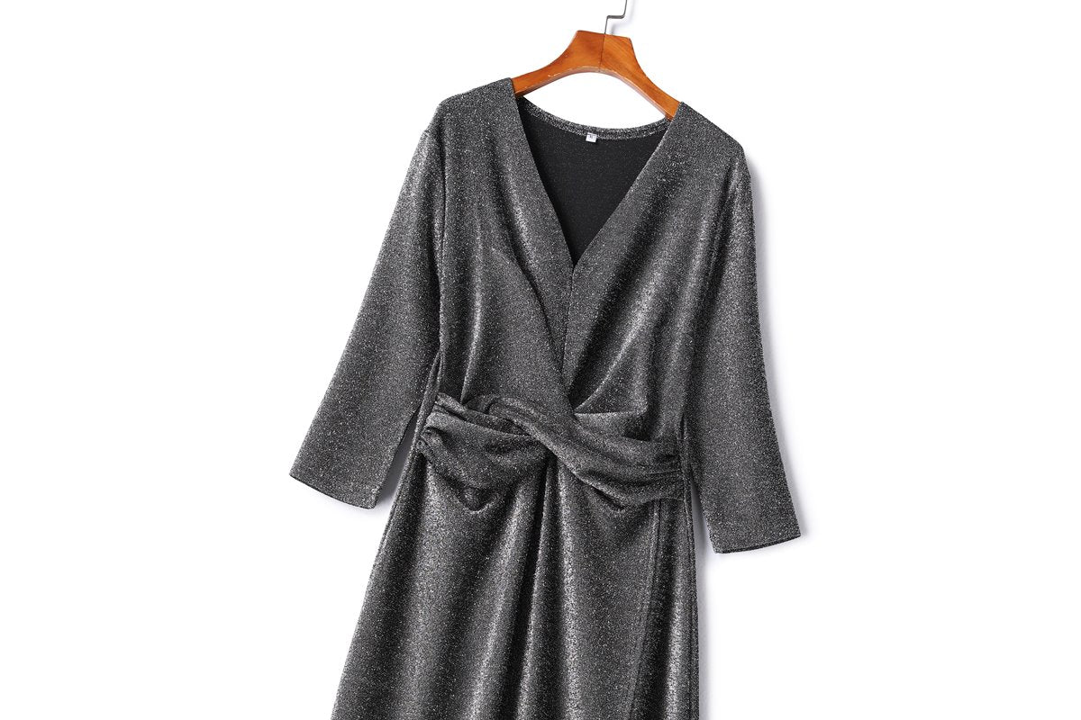 Taira Plus Size Empire Waist Cocktail Dress– Hello Curve