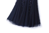 Winslet Plus Size Blue Evening Dress
